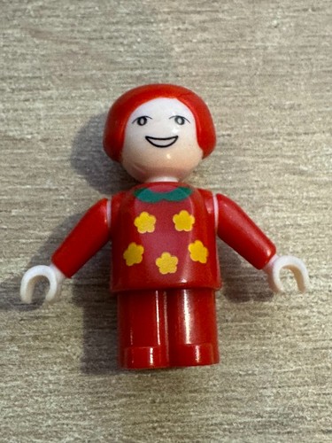 Figurine brio rouge fleurs - brio,