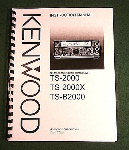 Kenwood 2000 instruction - kenwood, ts-2000