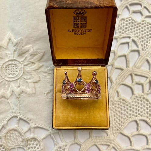 Ancienne bague couronne belle - couronne,