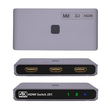 Commutateur HDMI 4K@60Hz - 2 in 1 Out Bidirectional HDMI Switcher - Splitter