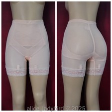 Vintage SCULPTRESS Long-Leg PANTY Girdle GARTER Belt Hi-Waist LLPG Stretch ~L/XL