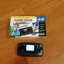 Sega Game Gear Micro Mini Black 4 collection Games Preloaded Japan