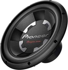 Pioneer Subwoofer TS-300D4 De 30 Cm (1.400 W) Double Bobine Mobile De 4Ohm