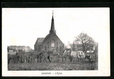 CPA Baudour, L´Èglise 