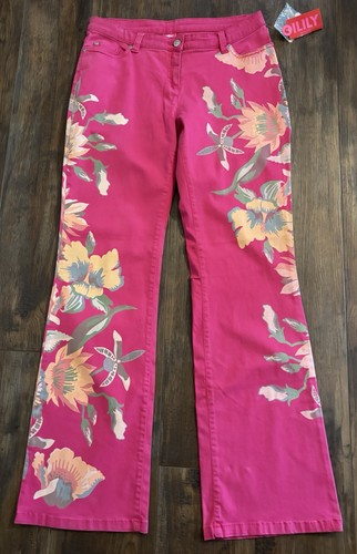 Oilily floral pants pink artsy - floral,