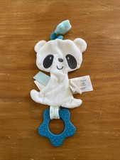 O/ Doudou plat Panda blanc