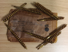 US GI WWII 30 CAL BRASS BORE BRUSH ORIGINAL US WW2.1943 .ÉCOUVILLON USM1.TIR.TAR