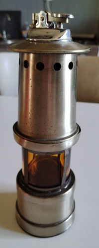 Ancien briquet cendrier lampe - cendrier,