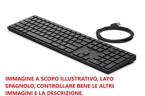 Clavier wired desktop 320k - hp,