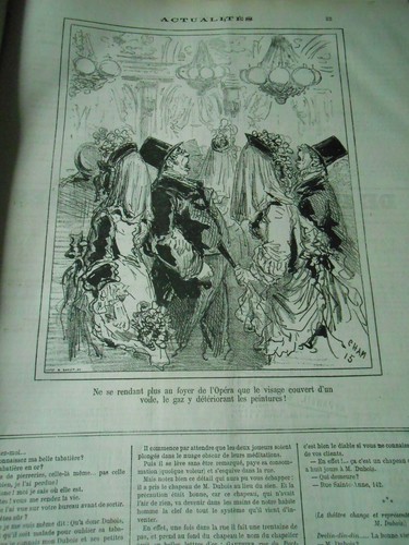 Caricature 1876 foyer de - -,