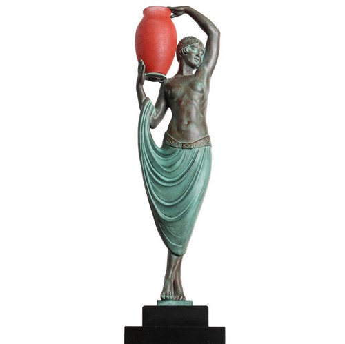 Lampe sculpture odalisque - lampe,