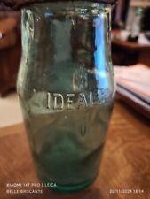 glass jar l ideal porcelain cap