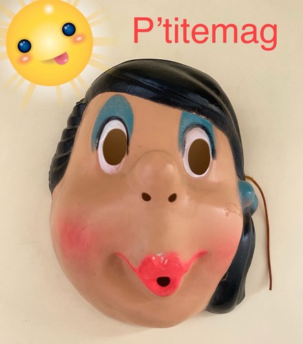Ancien masque plastique - masque,