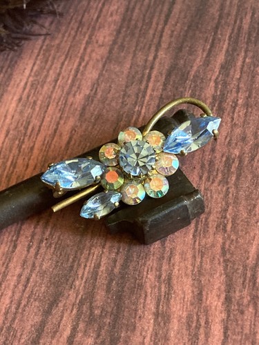 Ancienne vintage broche fleur - vintage,