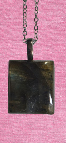 Collier pendentif labradorite - pendentif,