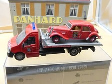CAMION PORTE AUTO 1/43 Transformation MARINS POMPIERS MARSEILLE UNIQUE