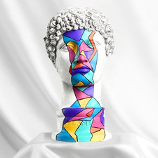 Sculpture pop art Hermès faite main, statue moderne de mythologie grecque...