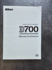Manuel d'utilisation (mode d'emploi,notice) pour boitier Nikon D700