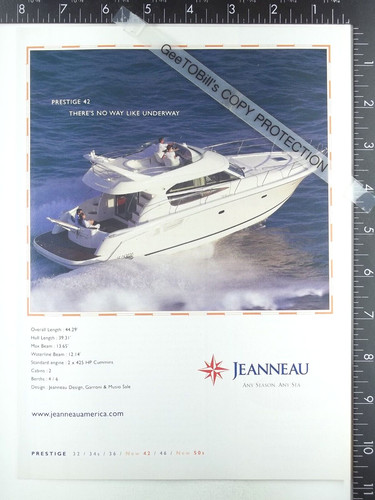 2006 advertising for jeanneau - 2006,