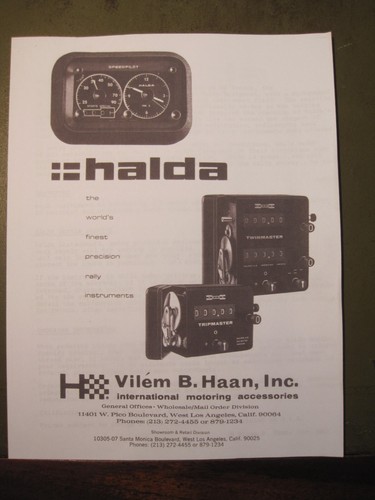 Halda instruction manual for - halda,