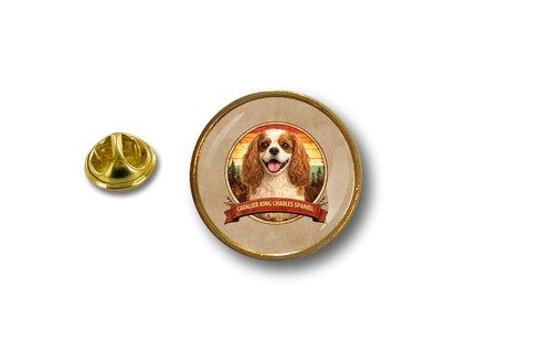 Pins pin badge rond chien - pin's,