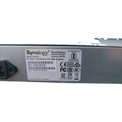 Nas synology rackstation - synology, rs819