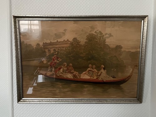 Tableau encadré sous verre - tableau,