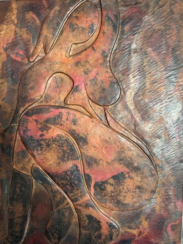 Tableau sur une grande - , plaque