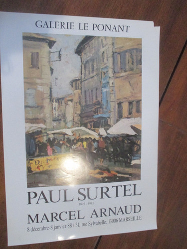 Affiche exposition paul - d'exposition,