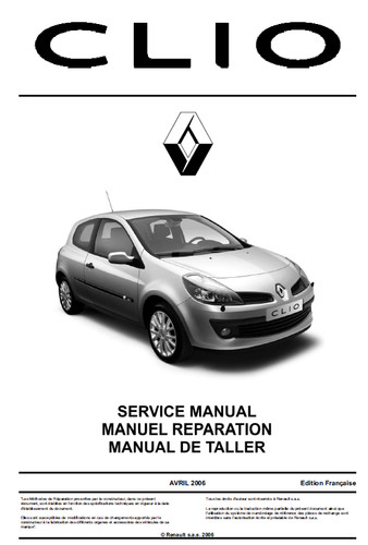 Renault clio revue technique - clio, 3