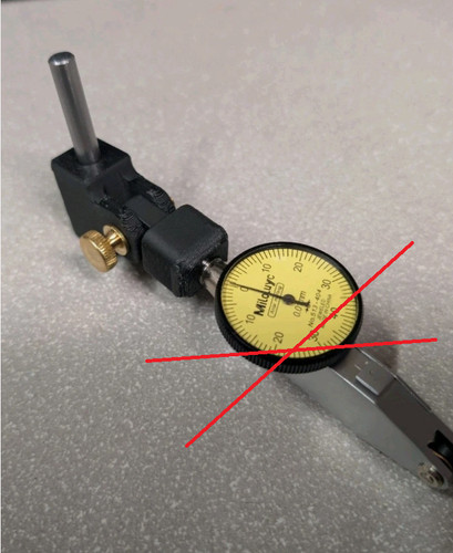 Cnc tram indicator holder for - indicator,