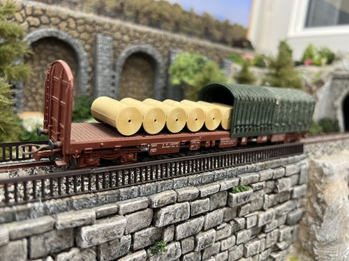 Wagon semi baché - , ho