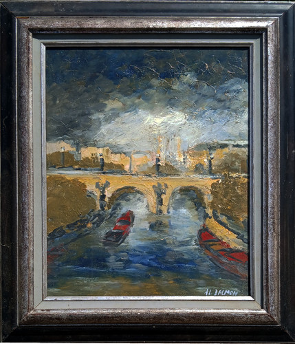Huile sur toile - huile,