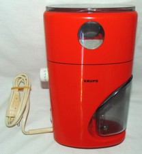 Moulin à café électrique Krups Coffina type 223A orange retour vers le futur