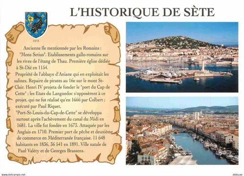 Postcard sète - postcard,