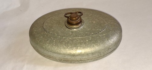 Ancienne bouillotte ovale - , en