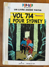Hergé Tintin Pop Up Rouge & Or 1st Rare yet NOT in prime condition see photos