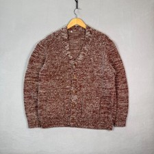 VTG 60s Cardigan XL Brown