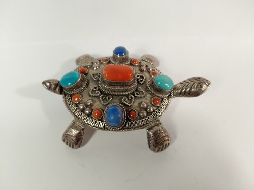 Boite pilulier tortue - pilulier,