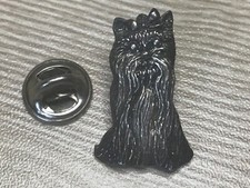 pins BICHON chien metal en