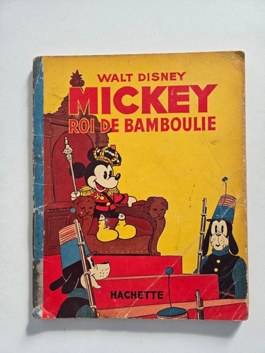 Ancien livre mickey - roi, de