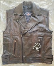 Gilet de motard en cuir