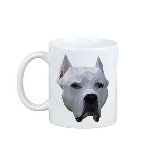 Dogue argentin géométrique