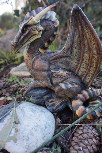 Hf1022 figurine dragon - figurine,