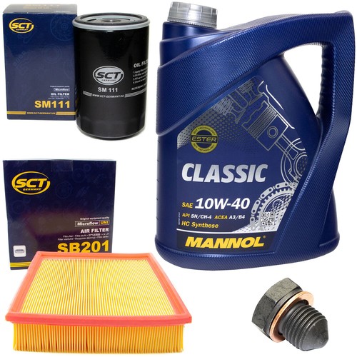 Huile moteur set filtres - l'huile,
