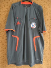 Maillot Arbitre Ligue Pyrenees Porté Adidas Formotion Gris Football vintage - XL