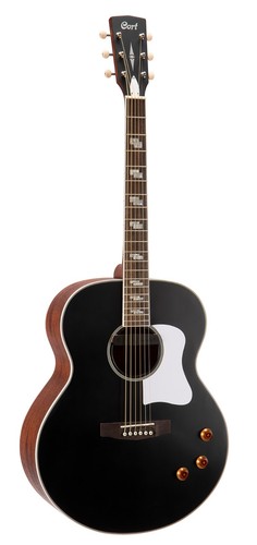 Guitare cort retro noir mat - cort,