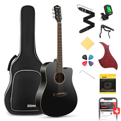 Donner guitare acoustique 4 - donner, 4/4