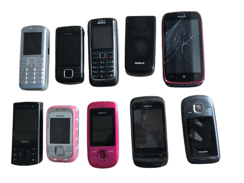 Divers téléphones mobiles