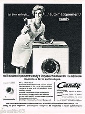 1966 ADVERTISING ADVERTISING 065 CANDY washer laundry washing machine